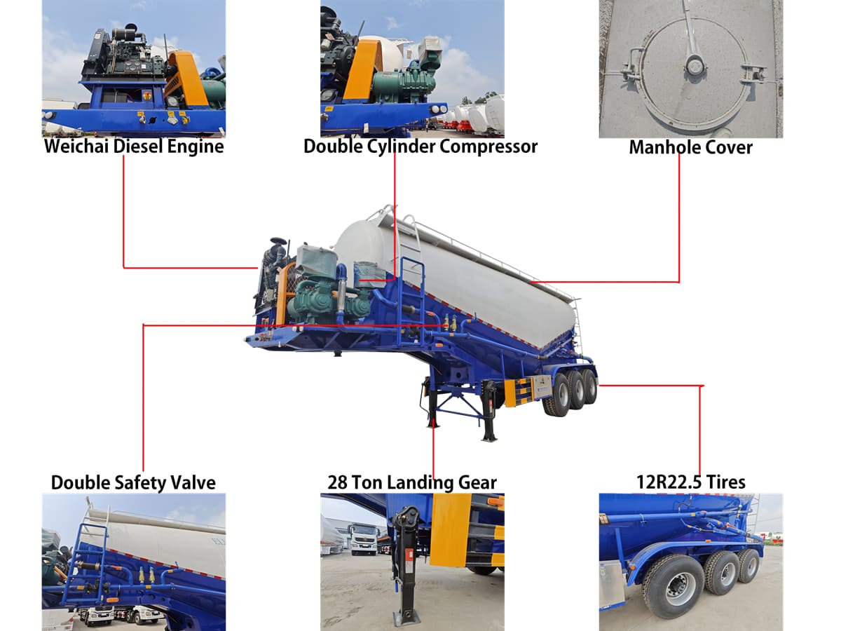 What Is a Bulk Cement Tanker Trailer?