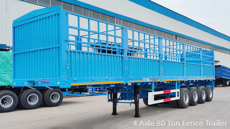4 Axle 80 Ton Fence Trailer for Sale in Costa Rica Caldera