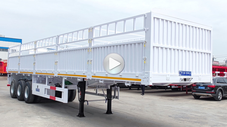 3 Axle 60 Ton Stake Semi Trailer | Trailer Stakes for Sale in Costa Rica Caldera