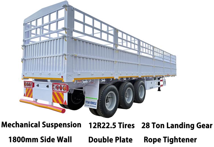 80 Ton Fence Cargo Trailer for Sale In Costa Rica