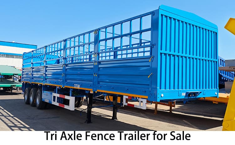 Tri Axle Fence Truck Trailer | Fence Trailer for Sale in Costa Rica
